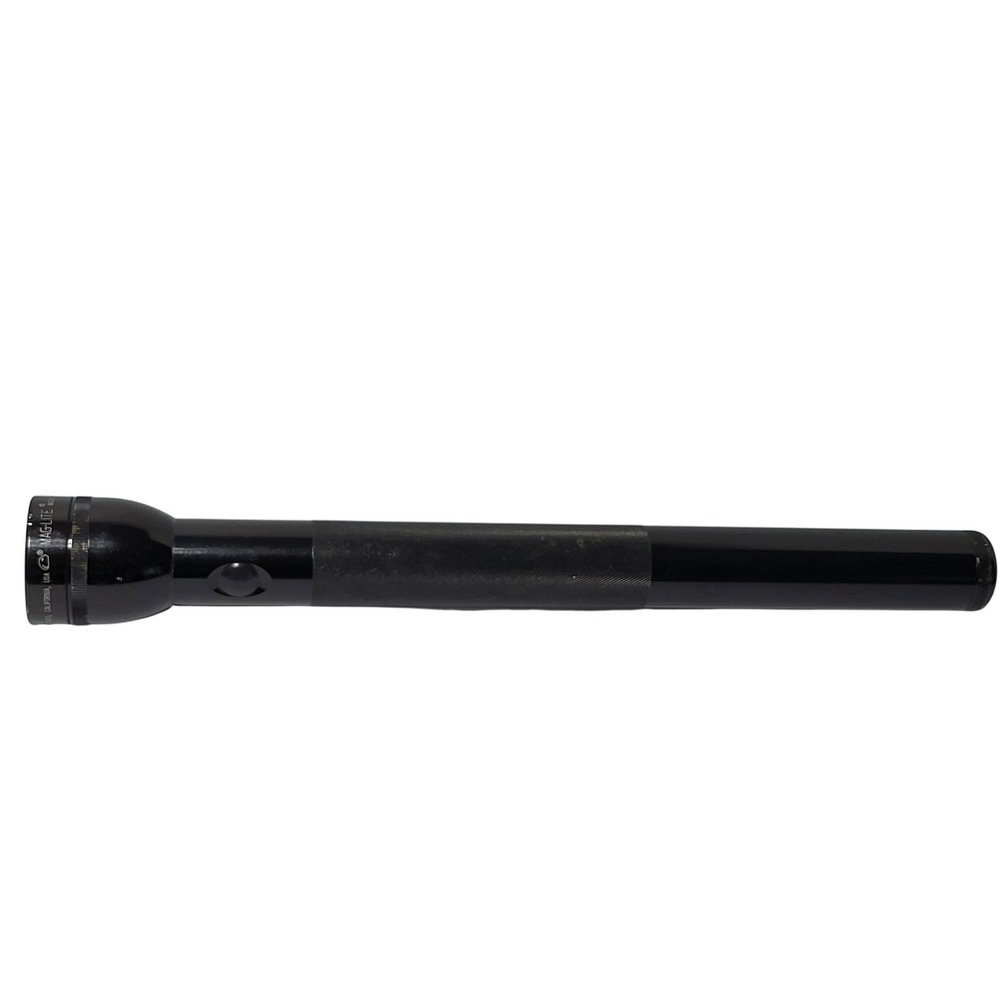 Maglite 5D Cell Incandescent Flashlight Black Aluminum Vintage D5002097031 USA